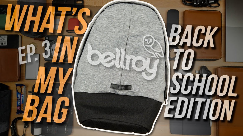 What's In My EDC/College Bag Ep. 3 - Bellroy Classic Backpack Plus Review